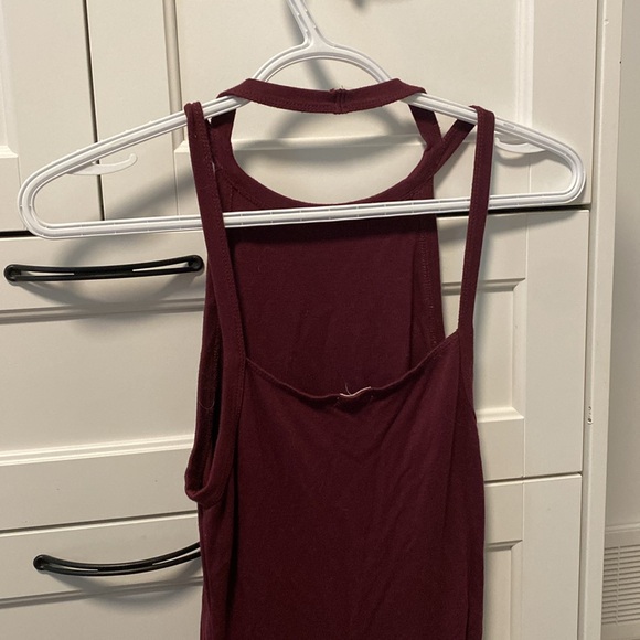 Burgundy Mini Dress from Garage - Picture 2 of 3